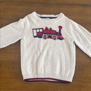 Janie and Jack sweater with Red Train Design